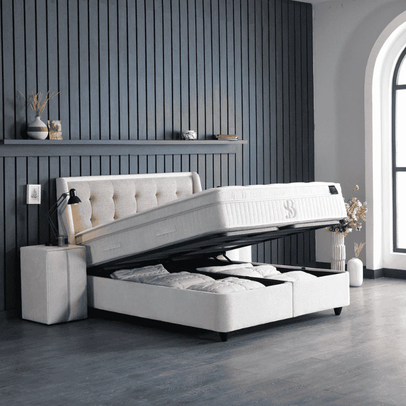 Boxspring met Opbergruimte - Perlabedd - Image 2
