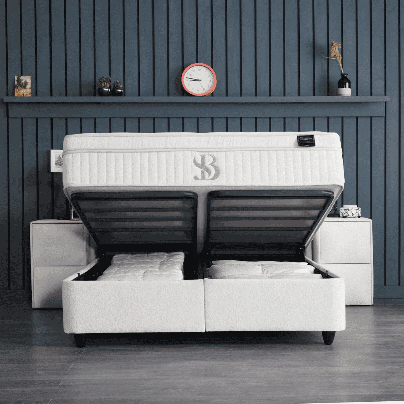 Boxspring met Opbergruimte - Twinbedd - Image 3