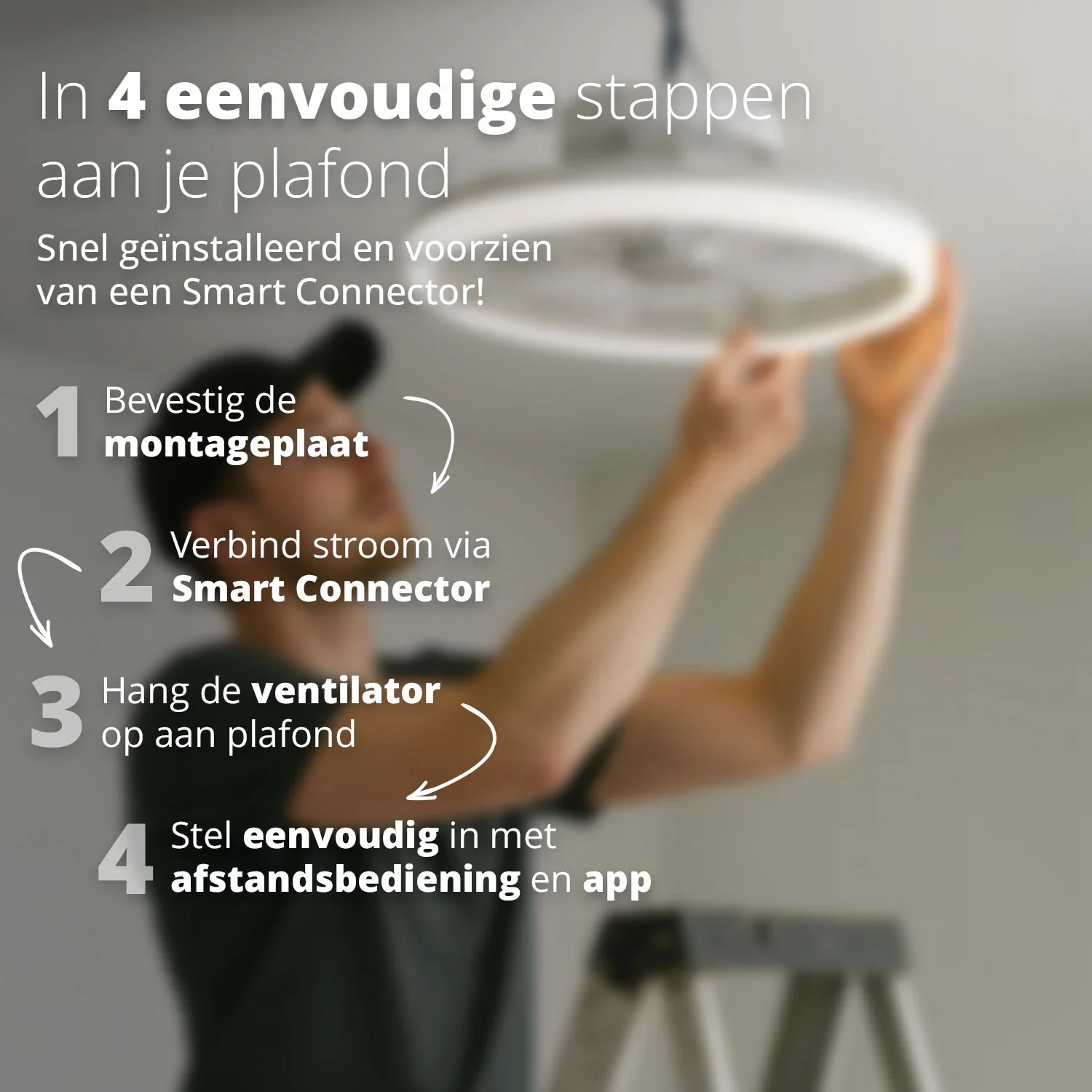 Smart Plafondventilator AeroGlow met Verlichting - Image 6