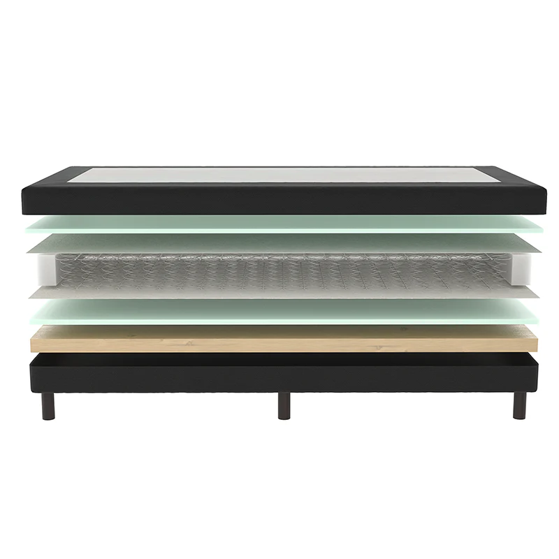 Verende Hotelboxspring zonder Matras - Antraciet - Image 3