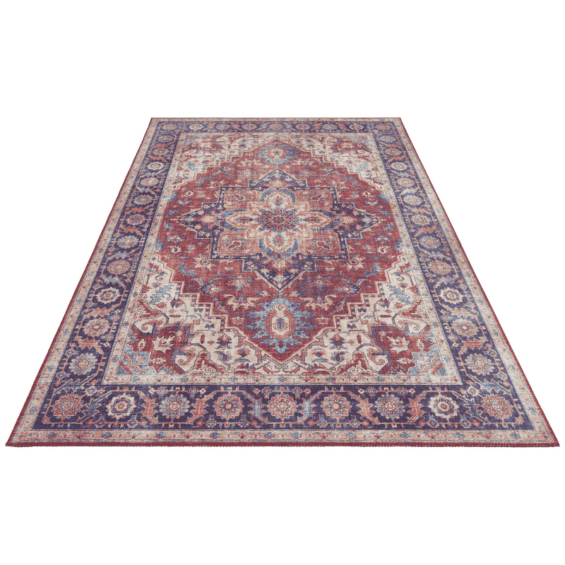 Vintage Vloerkleed Anthea - Rood/Blauw - Image 5