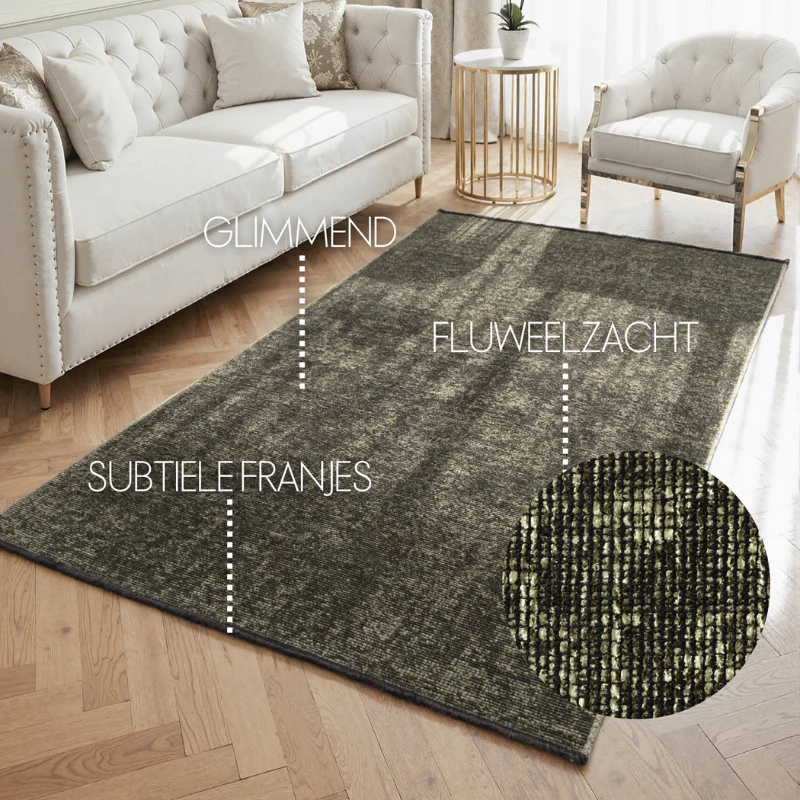 Vloerkleed Brilliance - Groen - Image 3