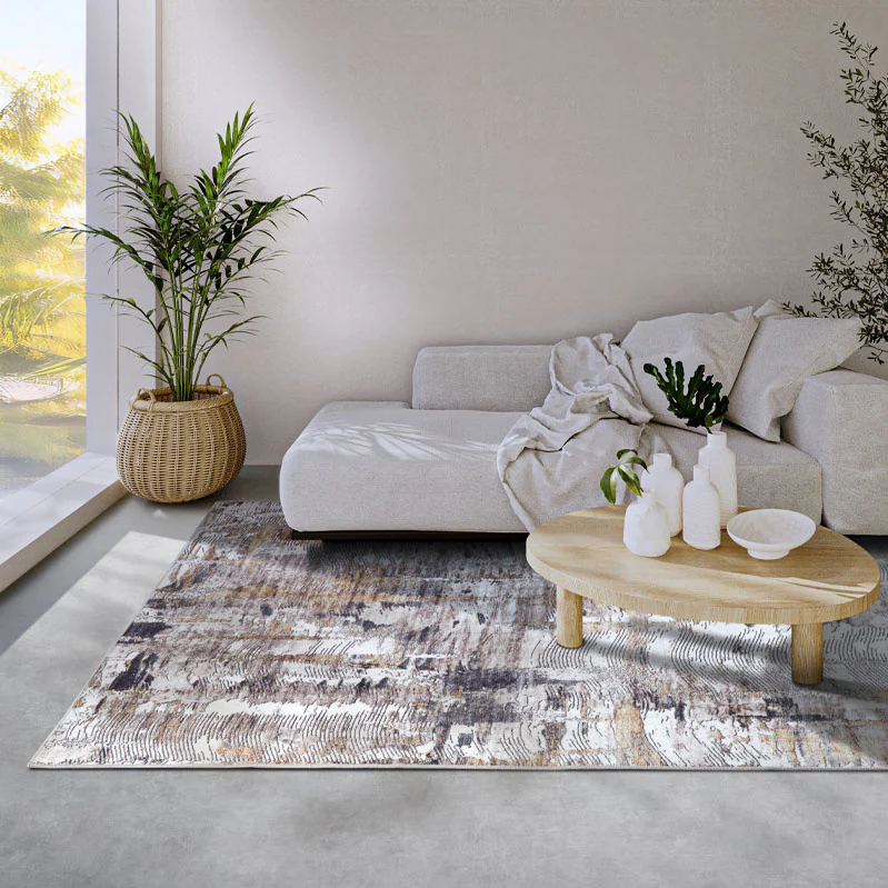 Vloerkleed Malard - Grijs/Geel