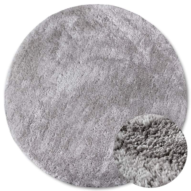 Vloerkleed Olaf Rond - Lichtgrijs - Image 8