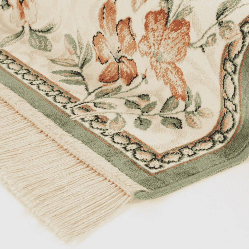 Vloerkleed Oriental Flowers - Groen - Image 4