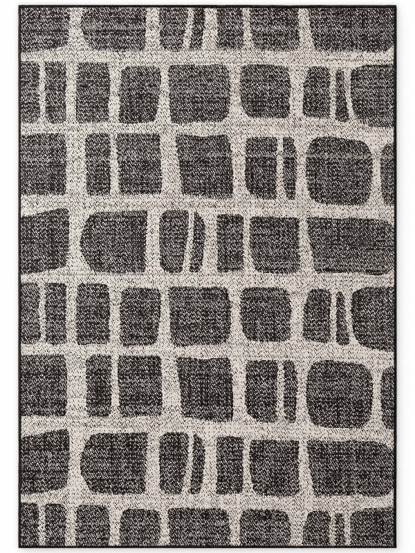 Vloerkleed Ruskin Rechthoekig - Zwart Wit - Image 2