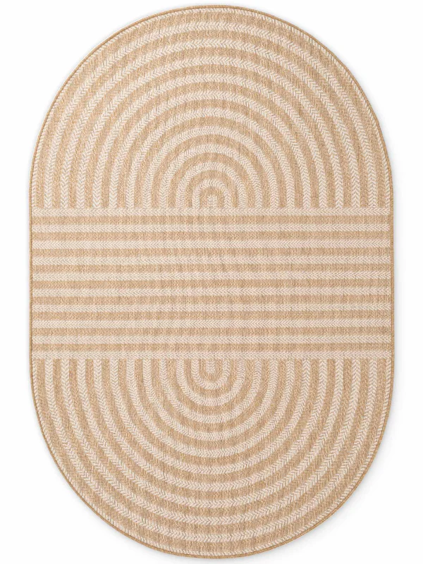 Vloerkleed Woodfield Ovaal - Jute wit - Image 2