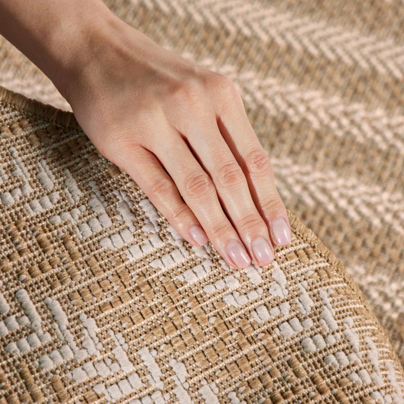 Vloerkleed Woodfield Ovaal - Jute wit - Image 4