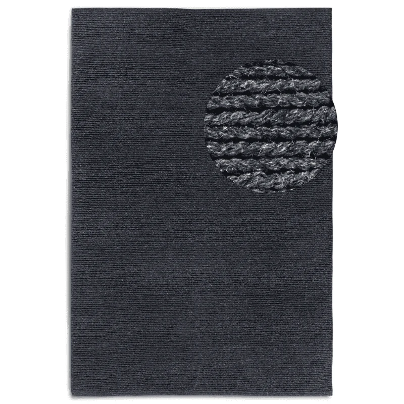 Wollen Vloerkleed Francois - Antraciet - Image 2