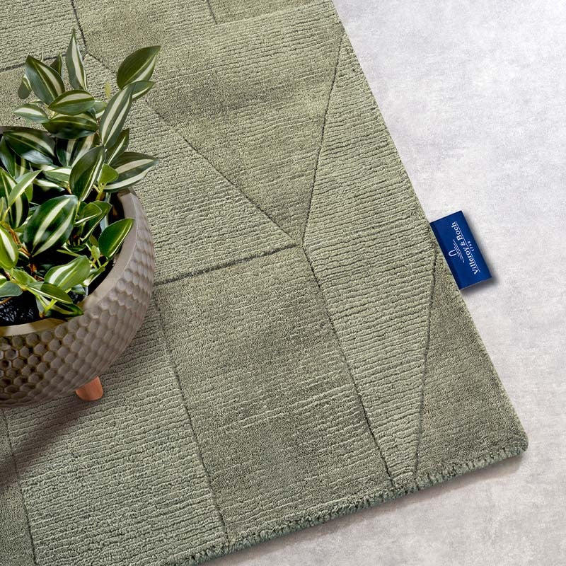 Wollen Vloerkleed Ursule - Groen - Image 5