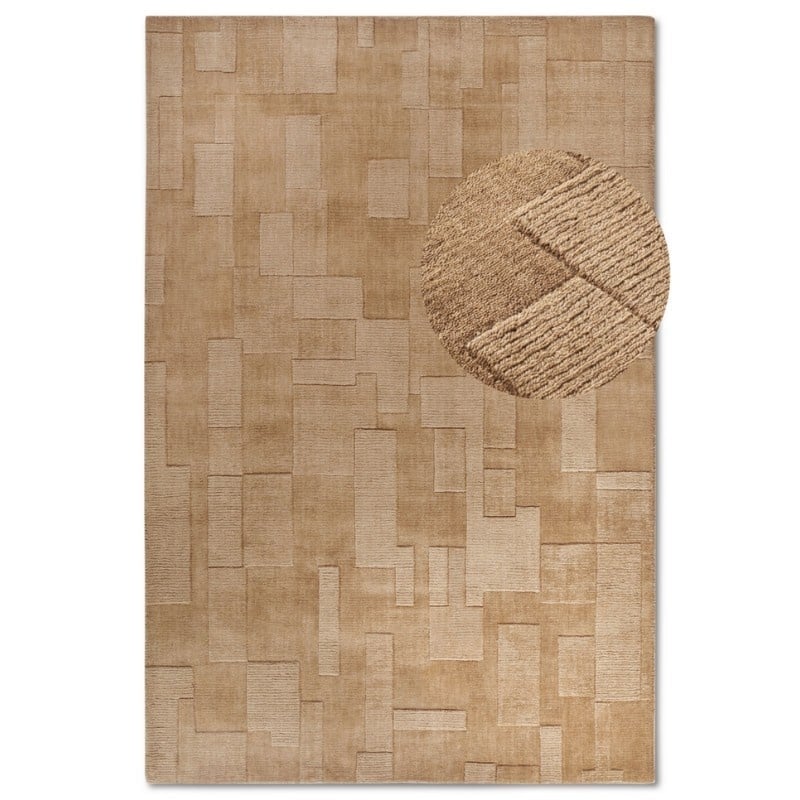 Wollen Vloerkleed Wilhelmine - Beige